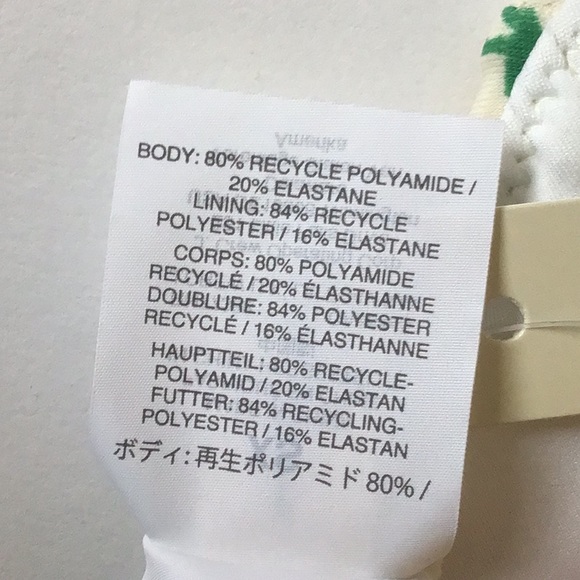 Madewell Second Wave Sunny Floral Bikini Top - Picture 10 of 10